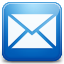 Mail blue icon