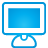 Monitor blue icon