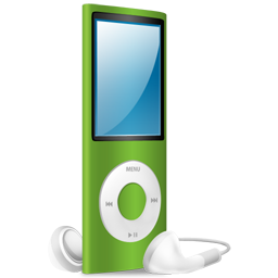 iPod Nano green on