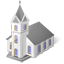 Catholic temple icon