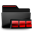 Folder Video black red-32