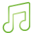 Music green Icon