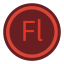 Adobe Flash Circle icon