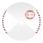 Airmail Circle Icon