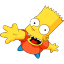 Bart Simpson Greeting icon