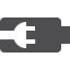 Battery Charging Vector icon