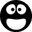 Black Smiley 1 icon
