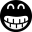 Black Smiley 11 icon