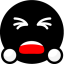 Black Smiley 2 icon