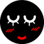 Black Smiley 23 icon