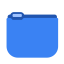 Blue Folder Icon