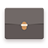 Briefcase flat brown-48
