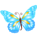 Butterfly Blue-128