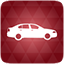 Car red icon