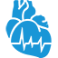 Cardiology blue Icon