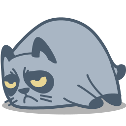 Cat Grumpy-256