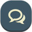 Chat Flat Round icon