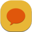 Chat Flat Round icon