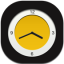 Clock Analog Flat Round icon