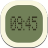 Clock Digital Flat Round-48