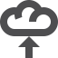 Cloud Upload Vector icon
