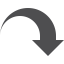 Curved Arrow Vector icon