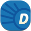 Dictionary Flat Round Icon