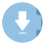 Download Folder Circle icon