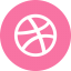 Dribbble Round Icon