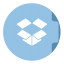 Dropbox Folder Circle-64