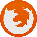 Firefox flat circle-128