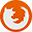 Firefox flat circle-32