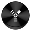 Firewire Black Drive Circle icon