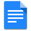 Google Docs colorful icon