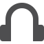 Headphones Vector icon
