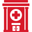 Hospital red icon