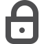 Lock Stroke Vector icon